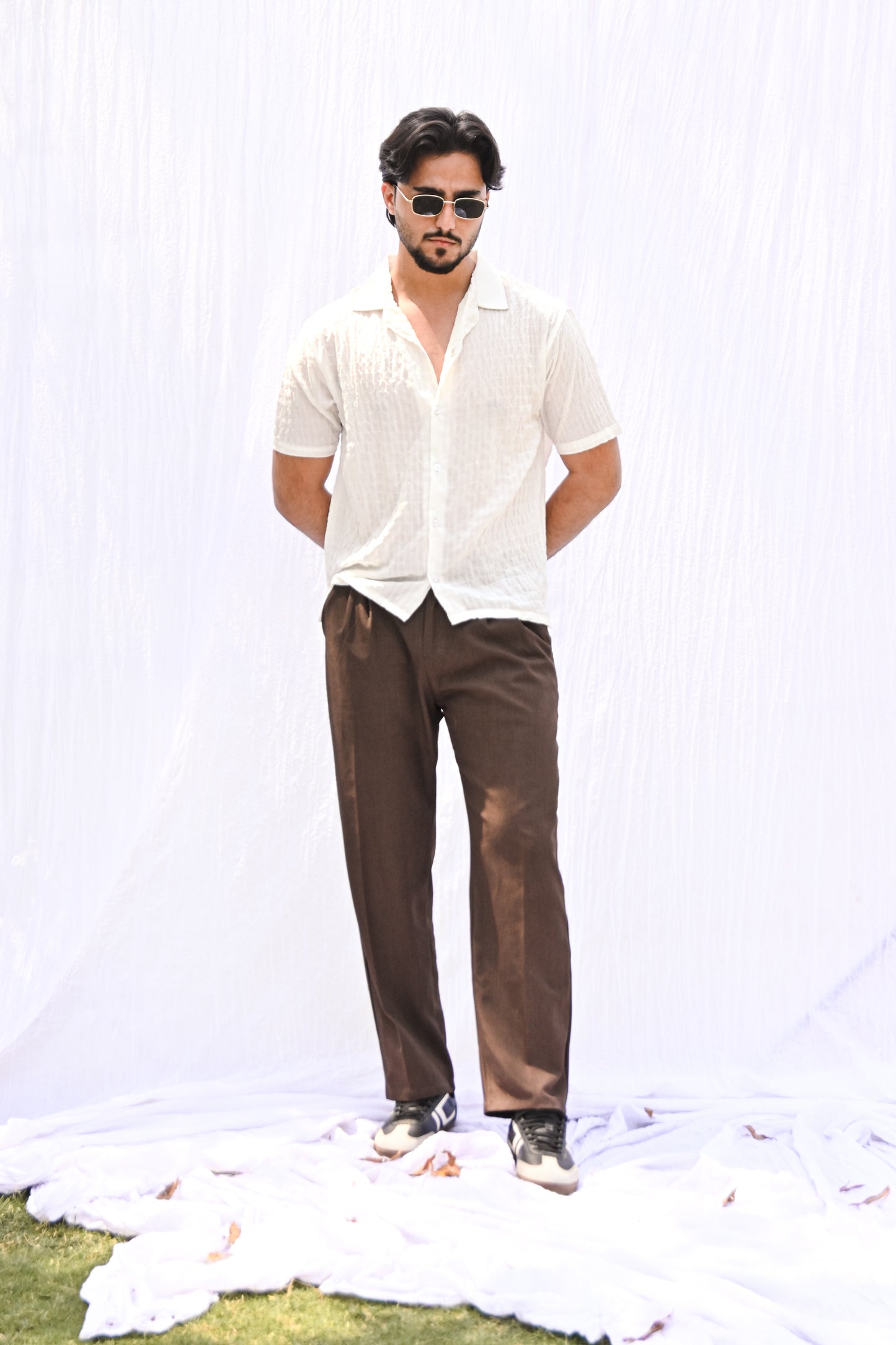 Ivory Textured Shirt