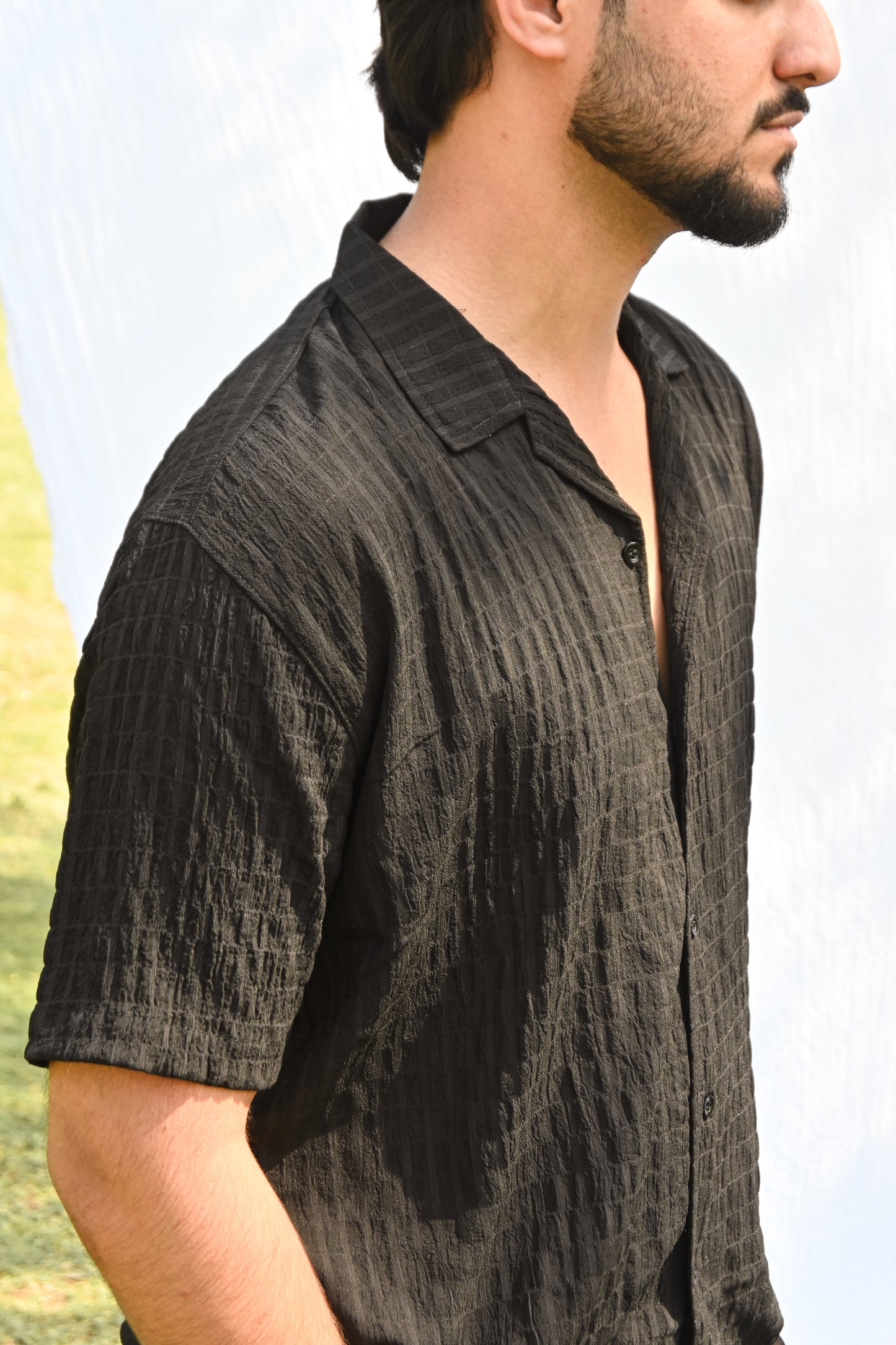 Noir Textured Shirt