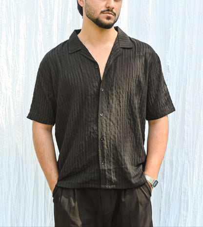 Noir Textured Shirt