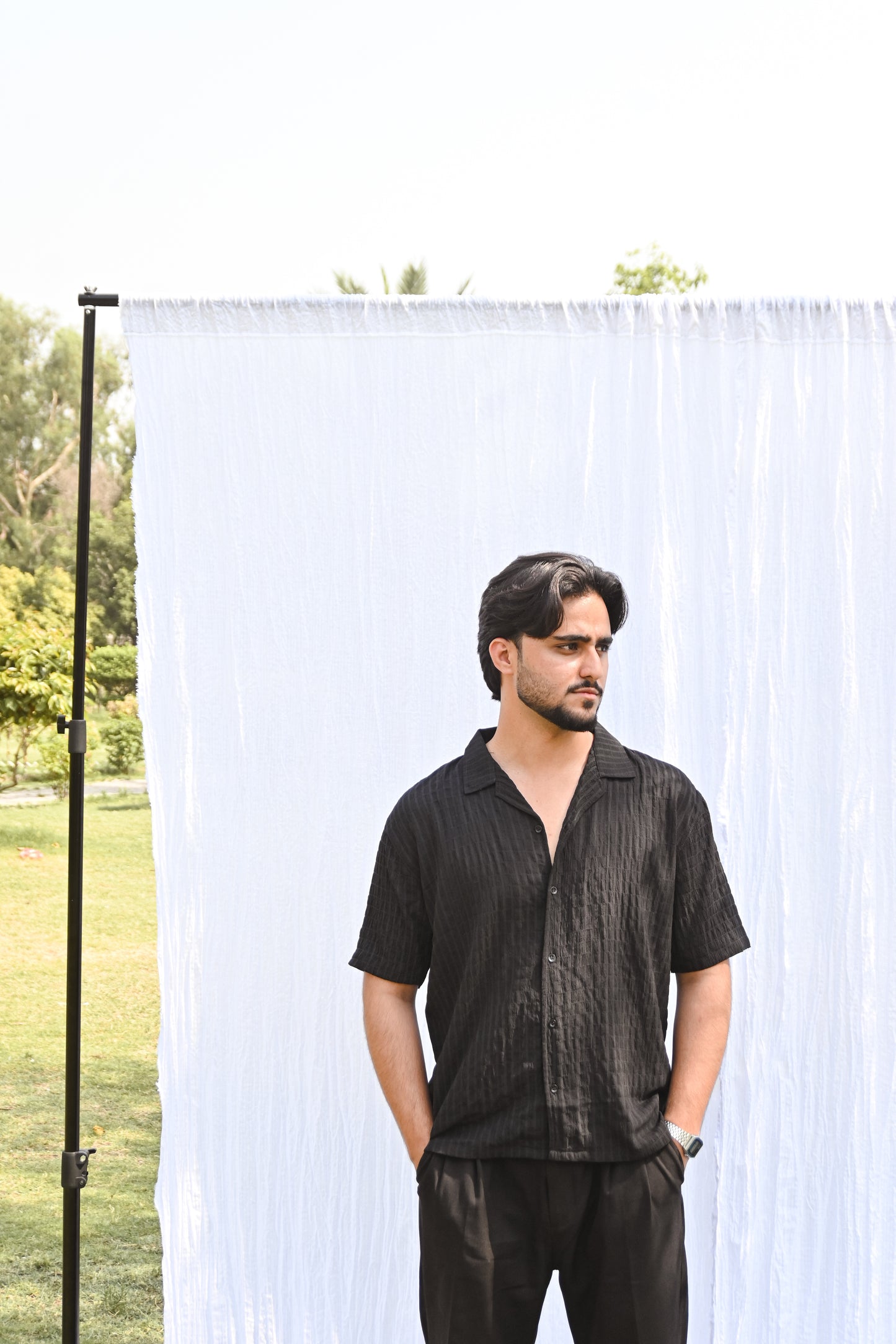 Noir Textured Shirt