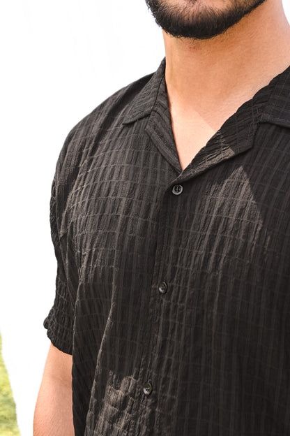 Noir Textured Shirt