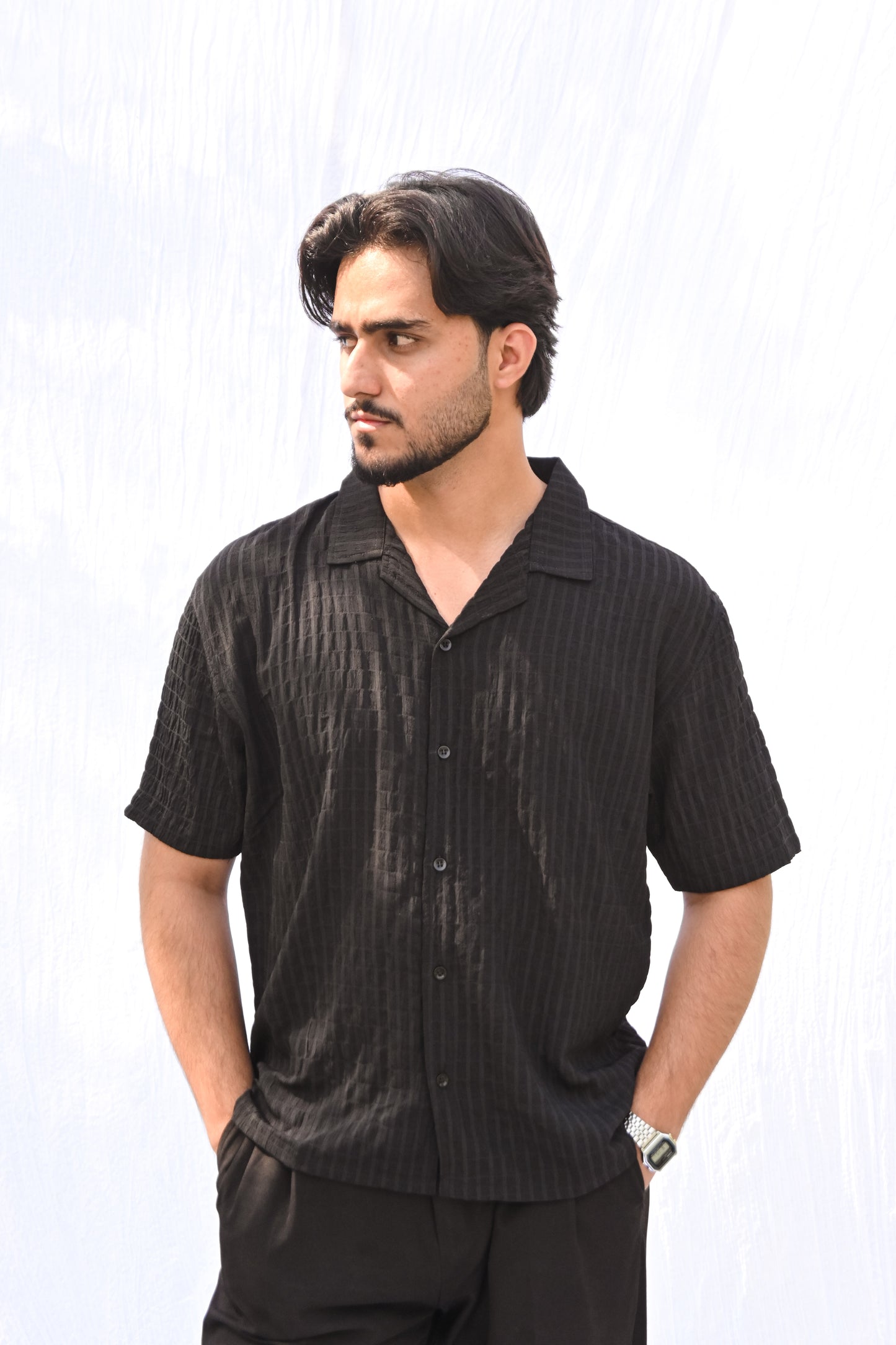 Noir Textured Shirt