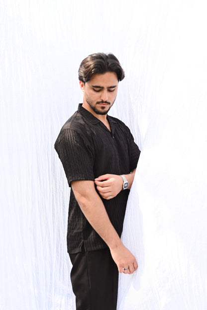 Noir Textured Shirt