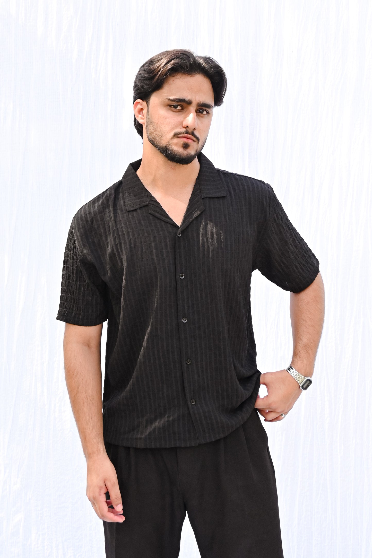 Noir Textured Shirt