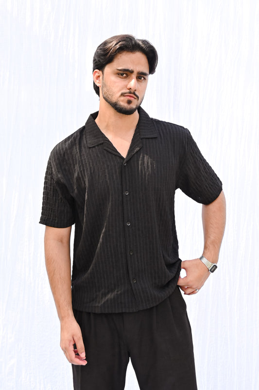 Noir Textured Shirt