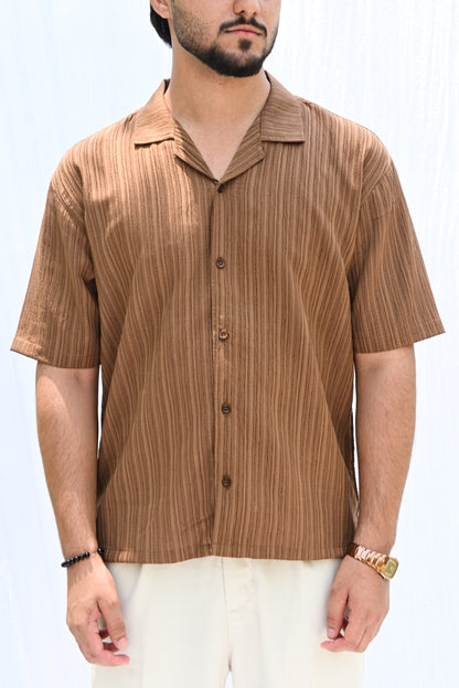 Cocoa Textured Shirt