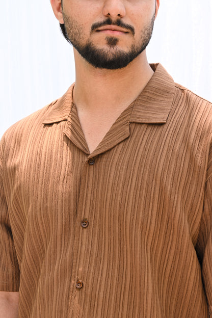 Cocoa Textured Shirt