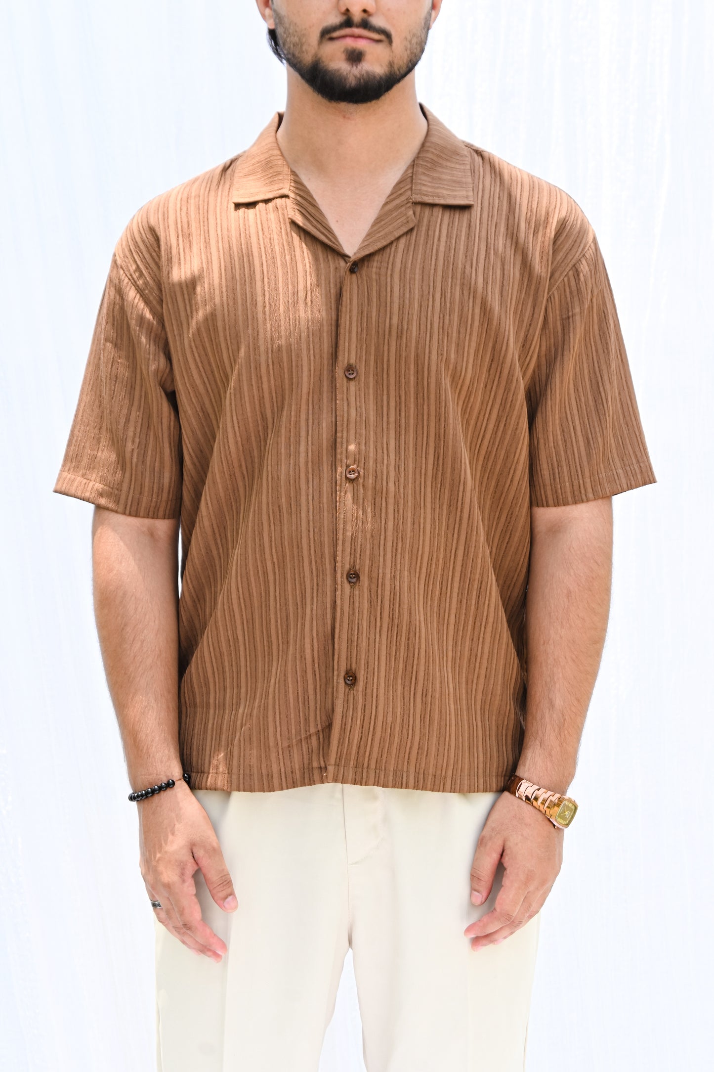 Cocoa Textured Shirt