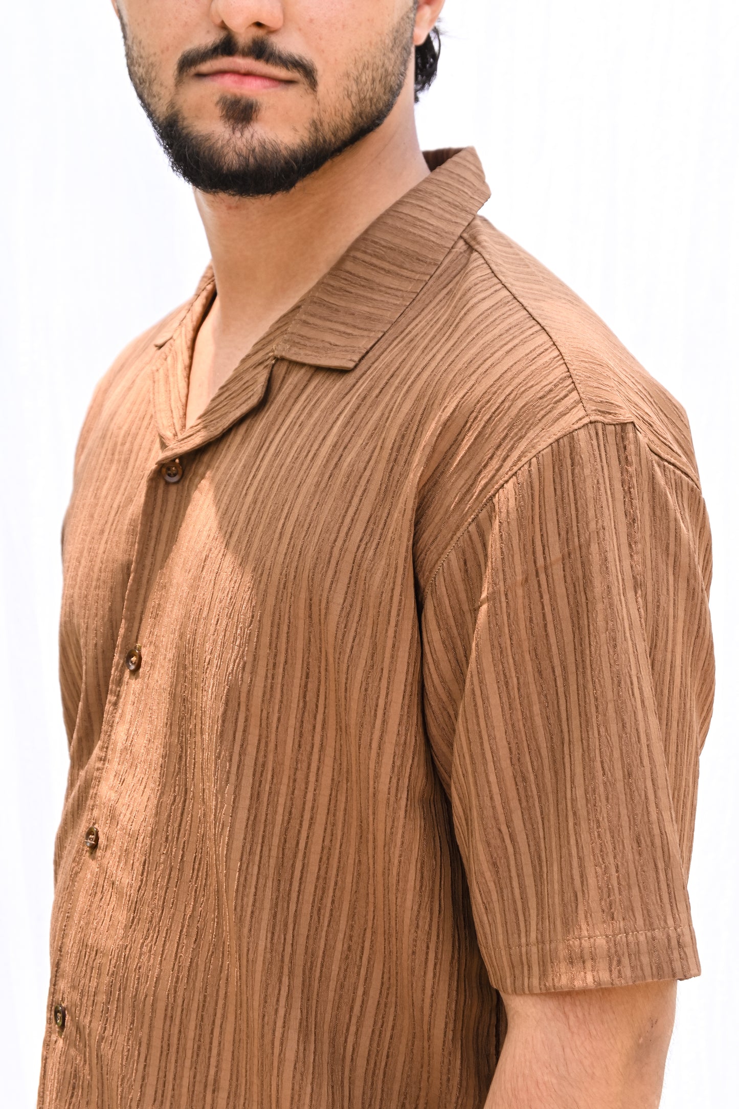 Cocoa Textured Shirt