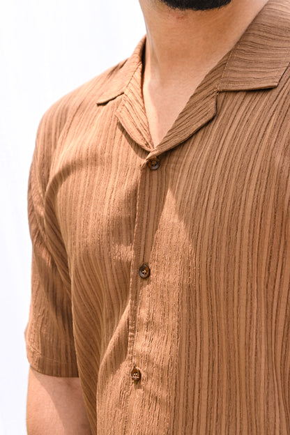 Cocoa Textured Shirt