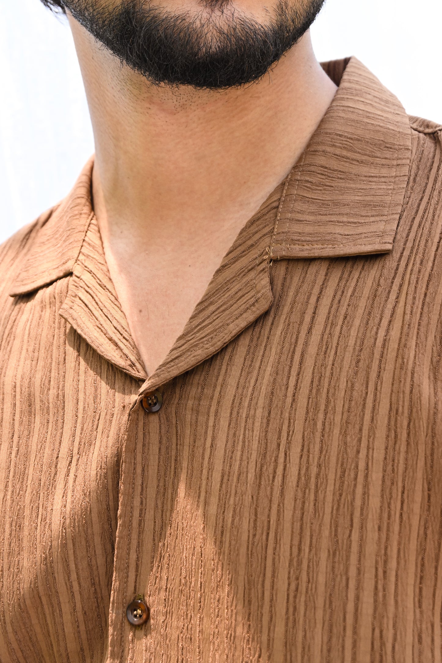 Cocoa Textured Shirt