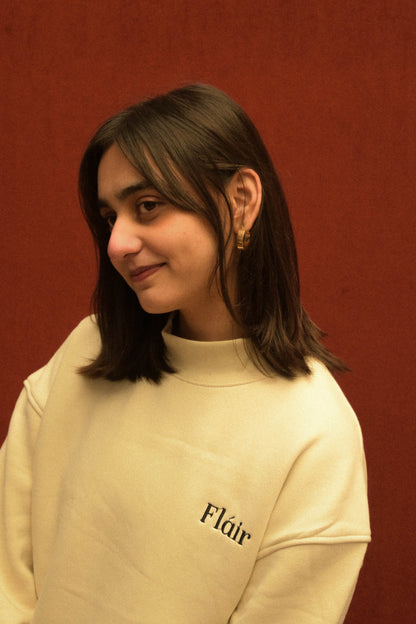 Elan Cream Sweatshirt