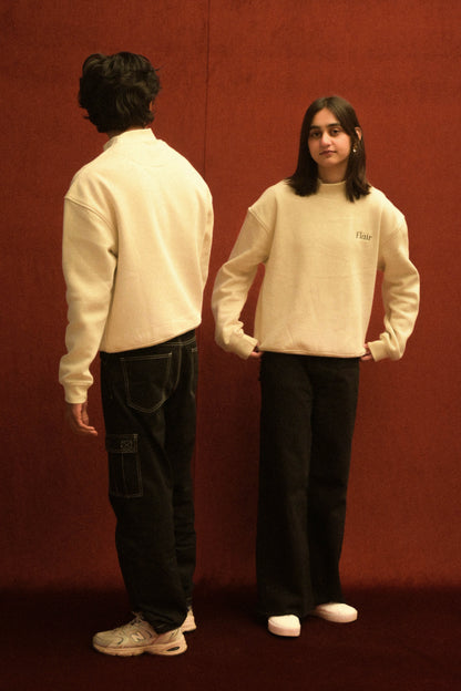 Elan Cream Sweatshirt