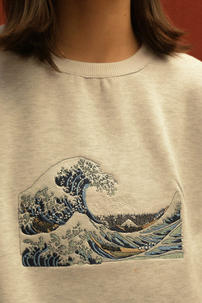 Wave Canvas Sweatshirt