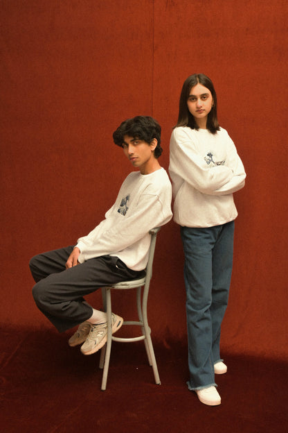 Wave Canvas Sweatshirt