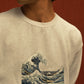 Wave Canvas Sweatshirt